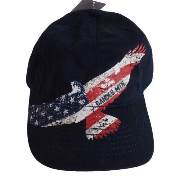 Gander Mtn Navy Eagle Americana Baseball Cap One Size Adjustable - Picture 1 of 8